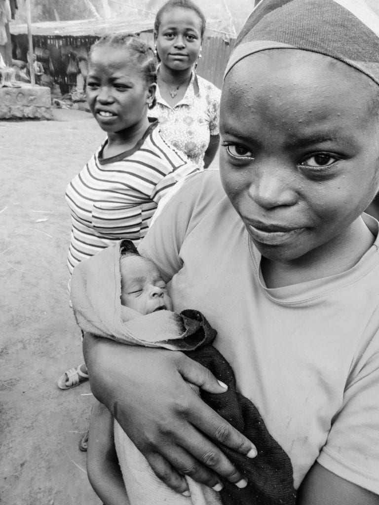 A 10-day-old baby born in Jinka's prison