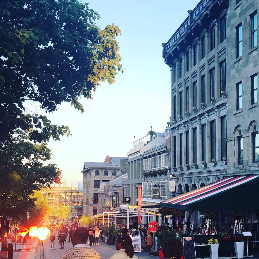 Montreal at dusk