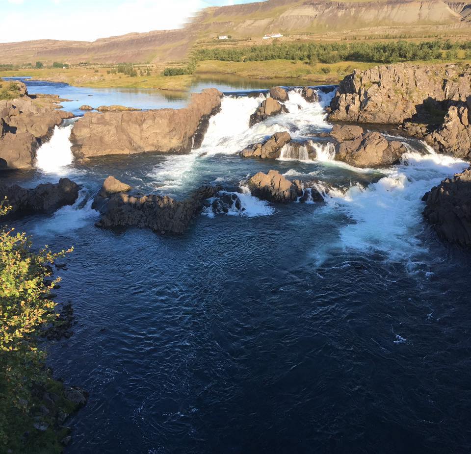 Barnafoss waterfall in Iceland