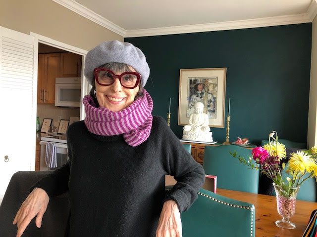 Evelyn Hannon at home