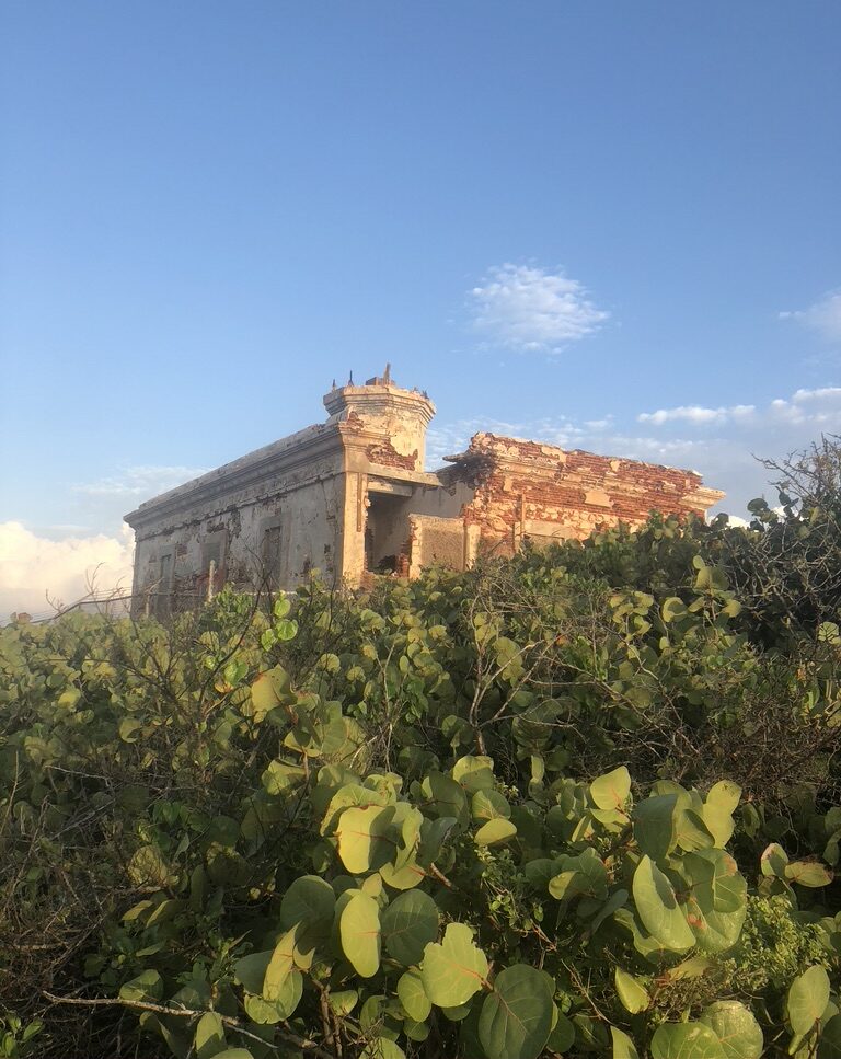 Los Morrillos Lighthouse on the island of vieques puerto rico