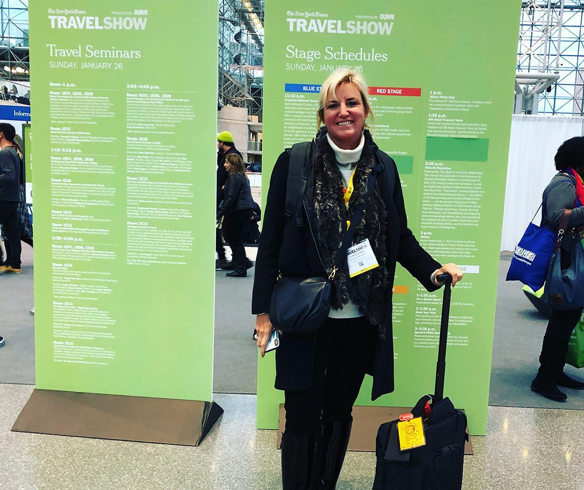 Carolyn Ray at the NYTravel Show