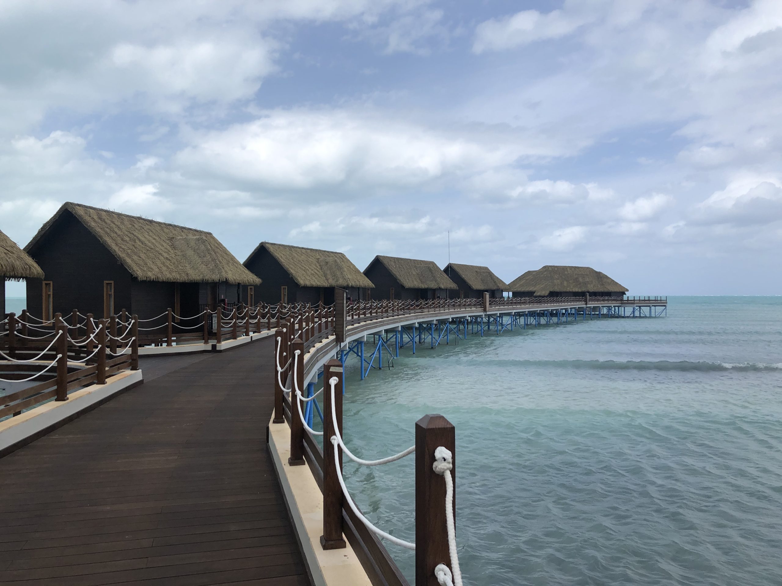 Bungalows over the water