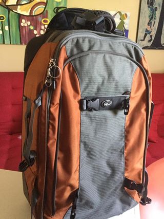 Diane B's backpack knows she's planning something