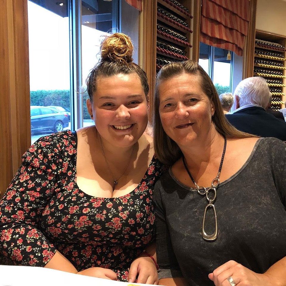 Coralie and her daughter