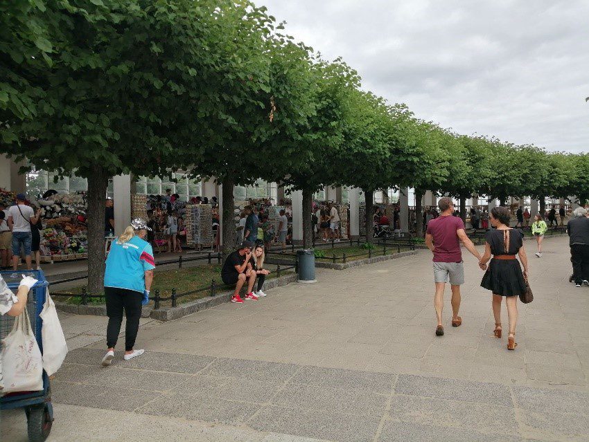 Beach shops, Sopot Poland