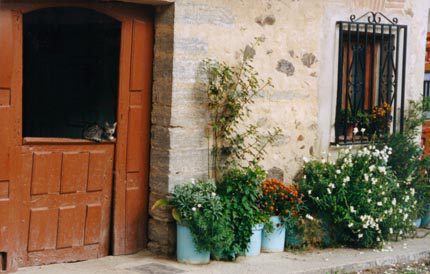 Door along the Camino de Santiago trail