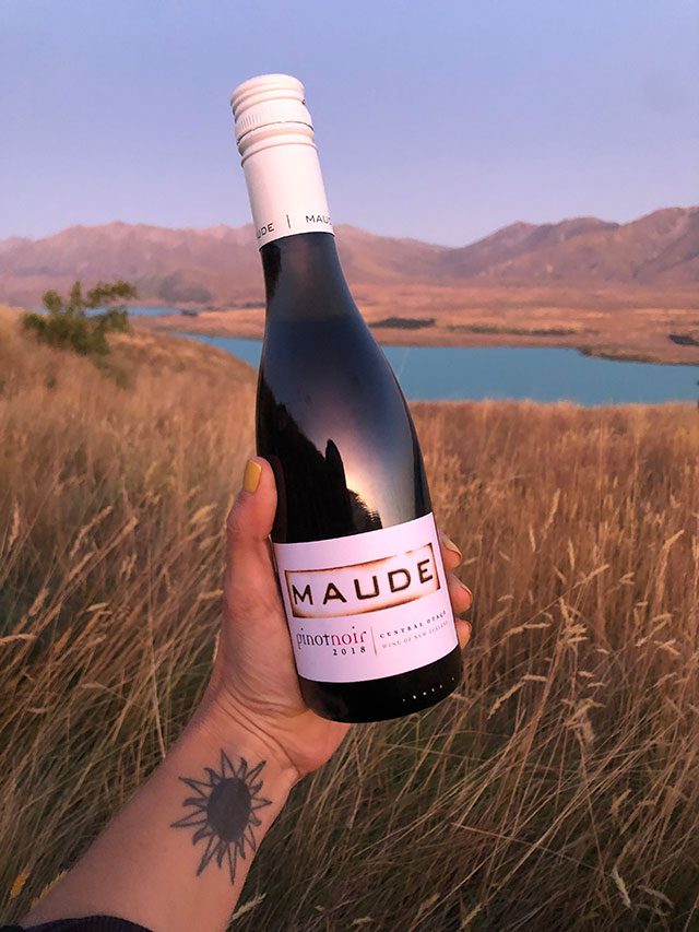 Mountaintop wine - a necessary item to pack for a sunset hike