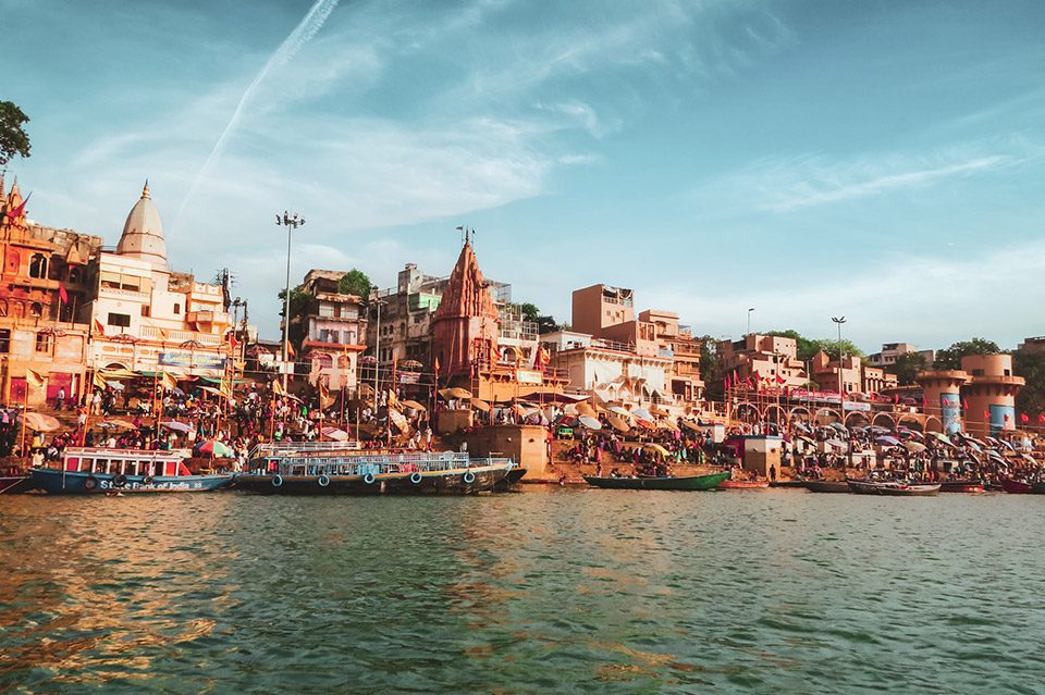 The holy Ganges, Varanasi, Uttar Pradesh, India