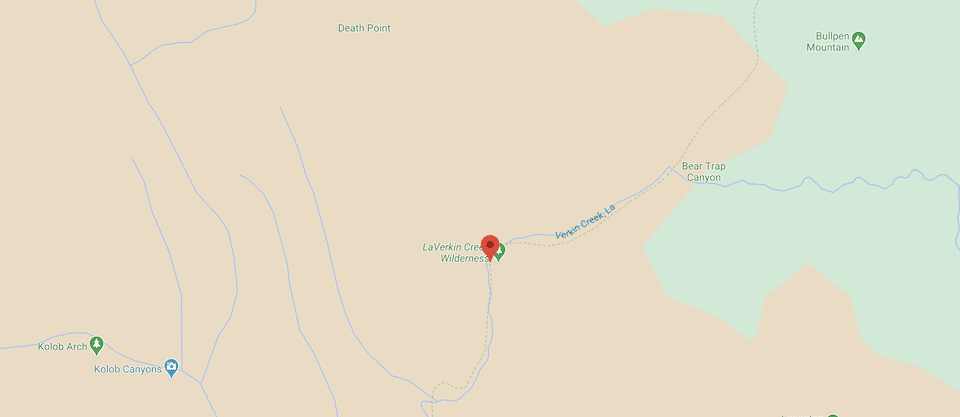 Map of High Rockies Trail, one of the best trails to hike in Canada