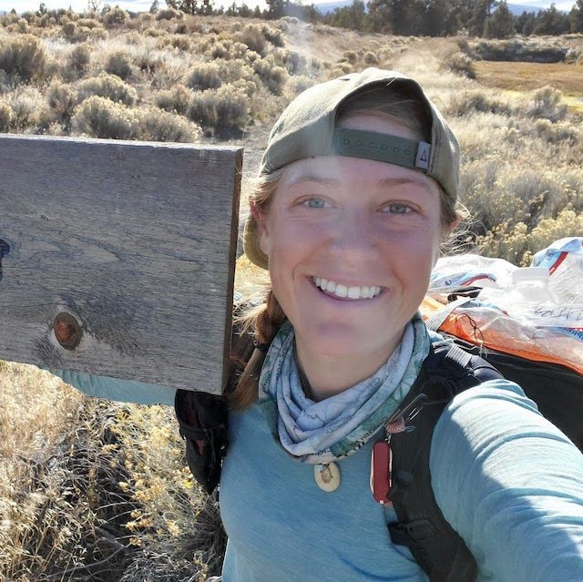 Lindsay Brisko out enjoying a hike