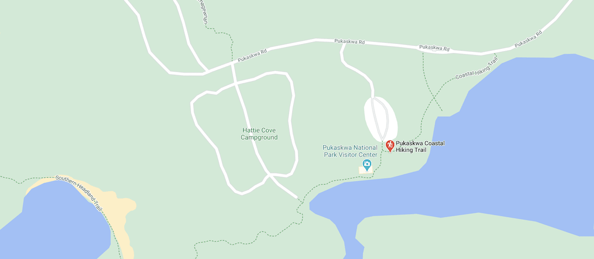 Map of White River Trail, one of the best trails to hike in Canada