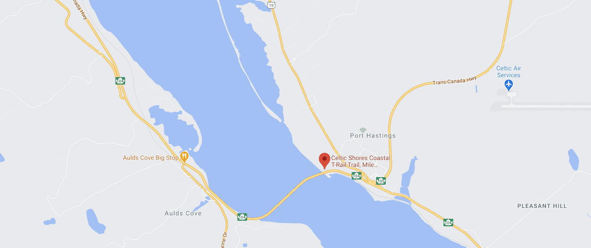 Map of Celtic Shores Trail, one of the best trails to hike in Canada