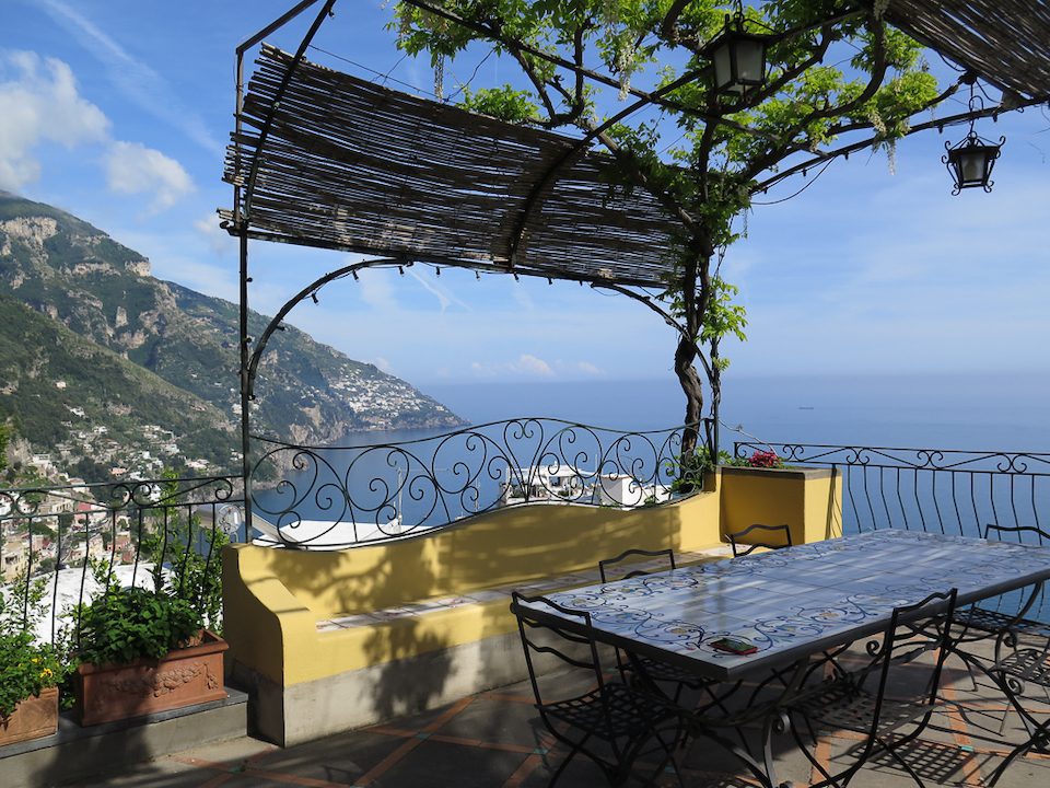 One of Pauline's rentals in Positano