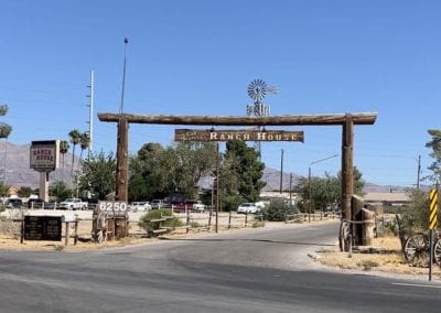 Entrance to Bob Taylor's Ranch House