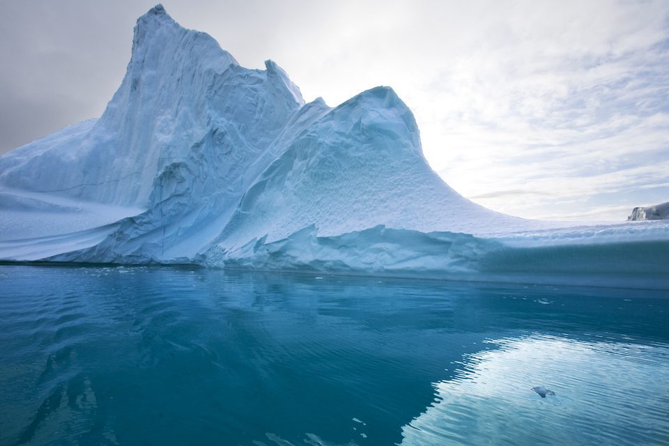 An iceberg in Scoresbysund, eastern Greenland