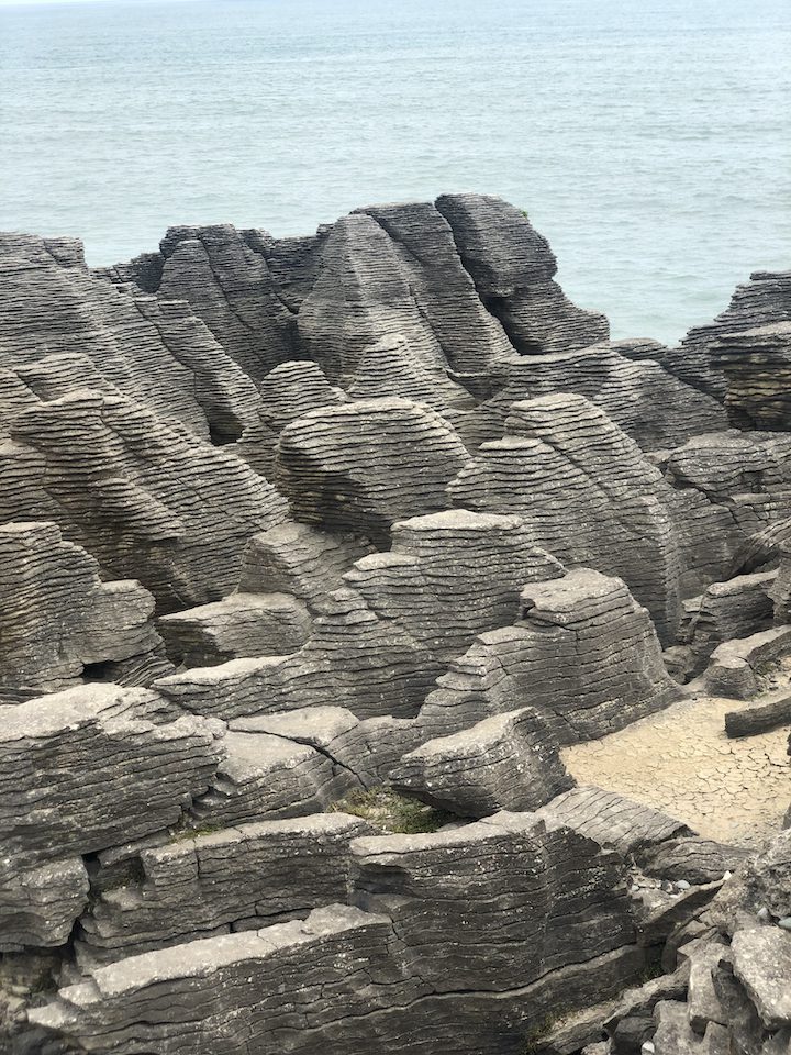 Pancake rocks at Punakaiki