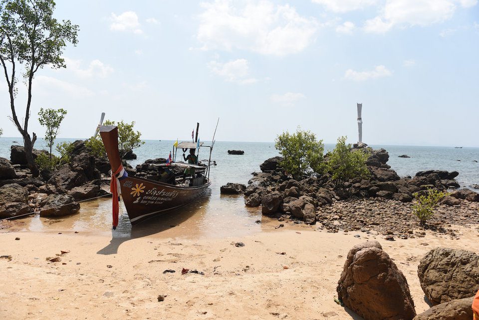 It takes a bus and two boats to get to the sleepy island of Koh Jum