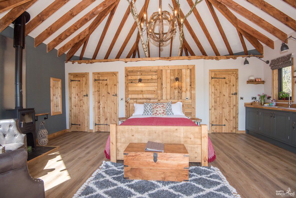 Robin's Nest bedroom, a bedroom in a treehouse retreat