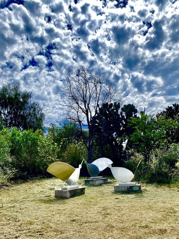 Silver sculptures found in an Miguel de Allende