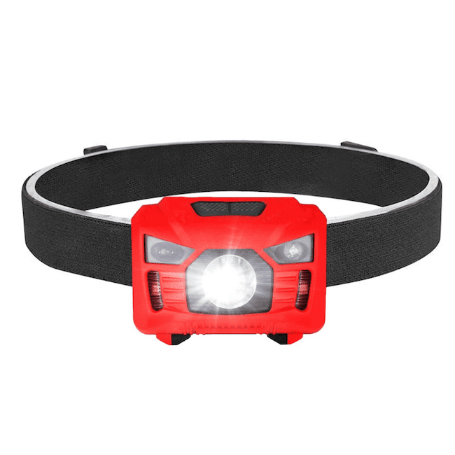 A red headlamp