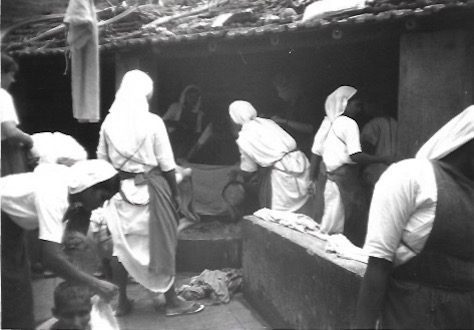 Wash day at Sisters of Charity