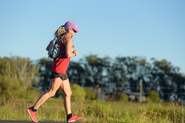 Beth Whitman running the Epic5 Run in Hawaii