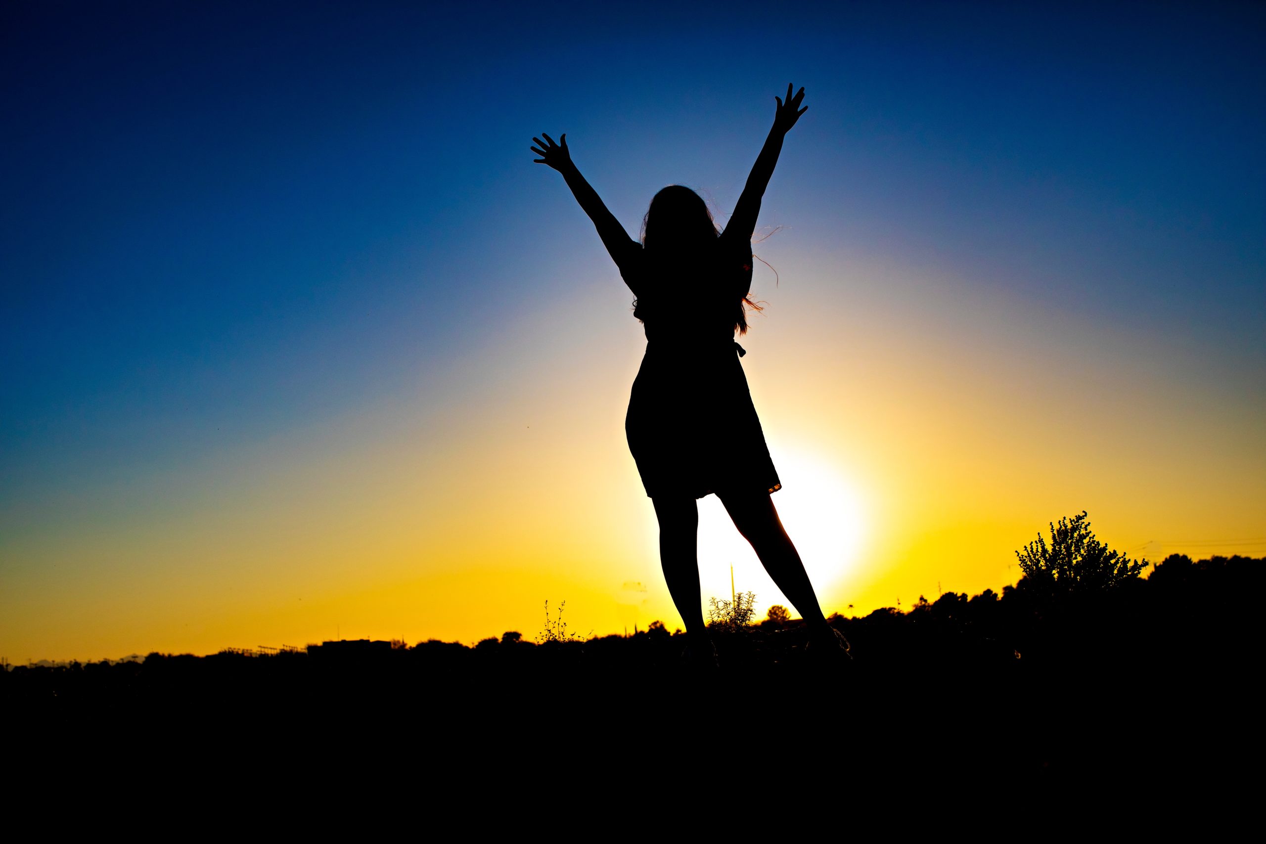 shadow of woman in sun