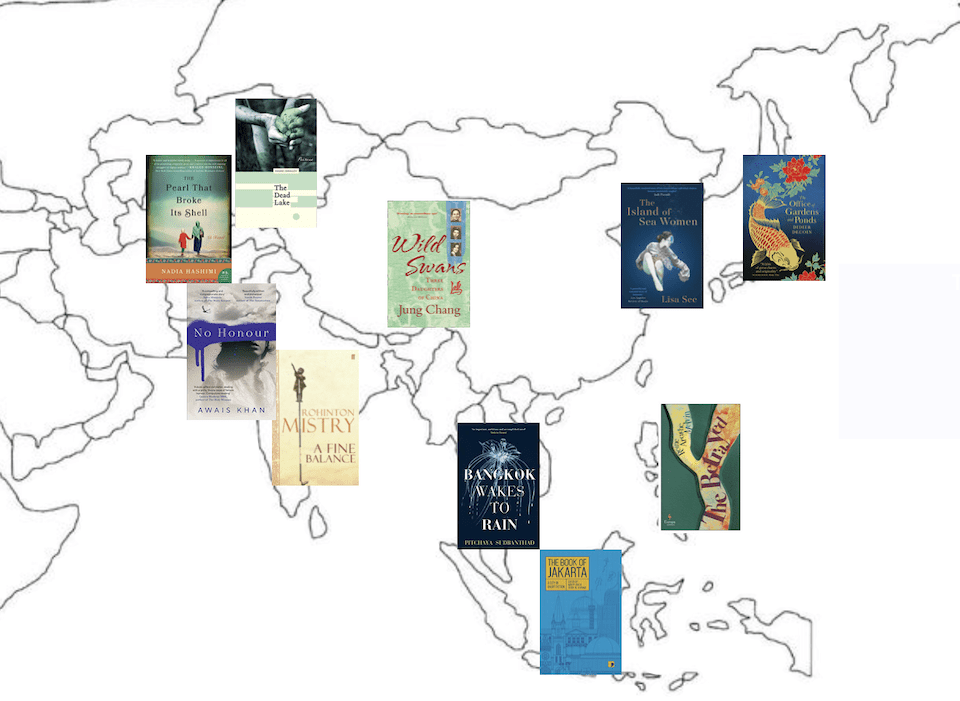 Books About Asia and India Map