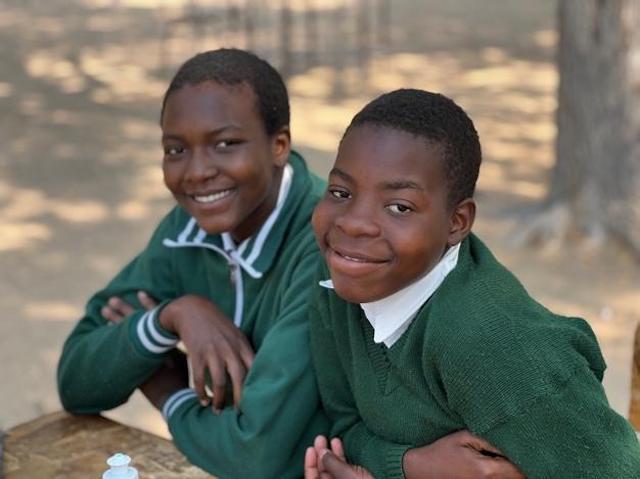 Students at Lukhosi School Mozambique
