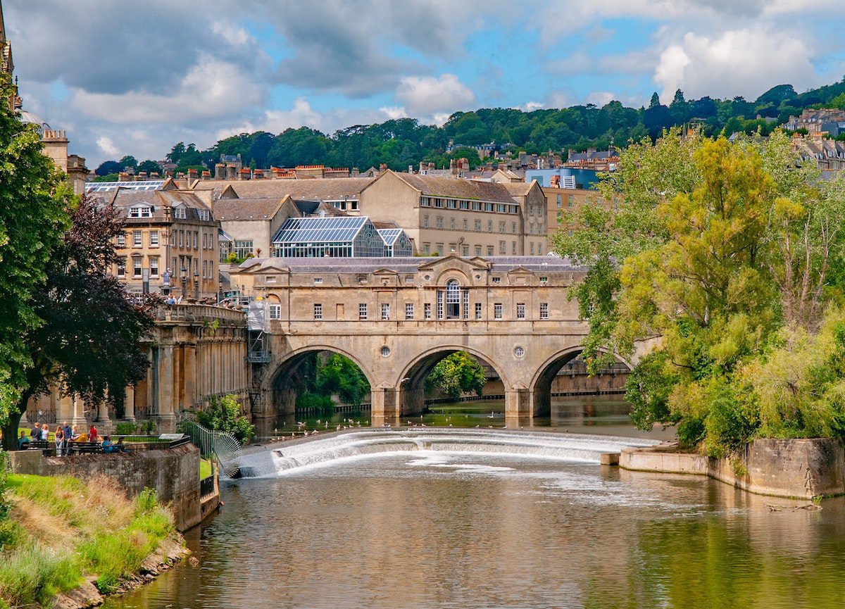 Pulteney Bridge over the River Avon, Bath