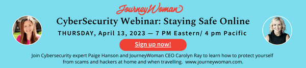 Cybersecurity safety webinar April