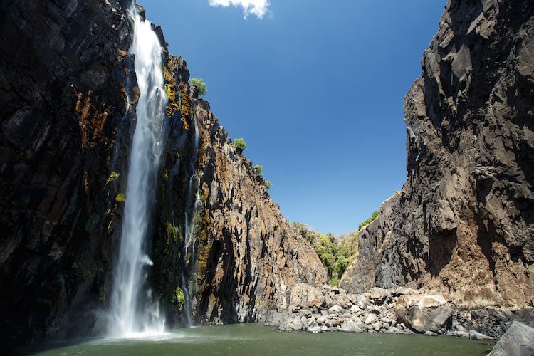 The Mighty Victoria Falls in Livingstone, Zambia, Africa