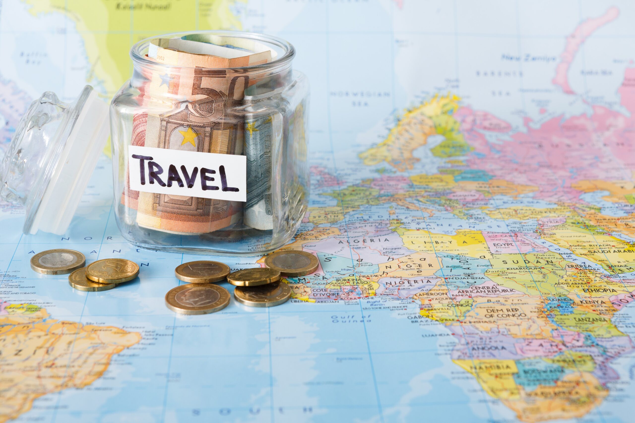 travel spending survey map