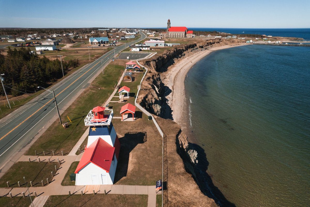 Grande Anse Lighthouse along the Acadian Peninsula