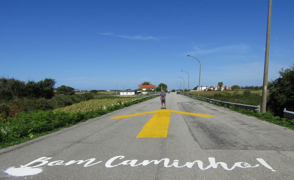Walking along the Camino de Santiago