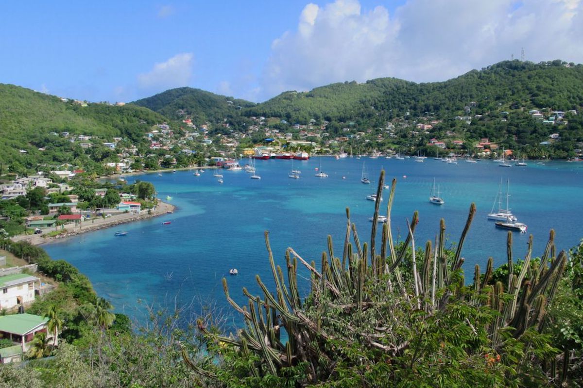 Views of Admiralty Bay on Bequia, Saint Vincent and the Grenadines