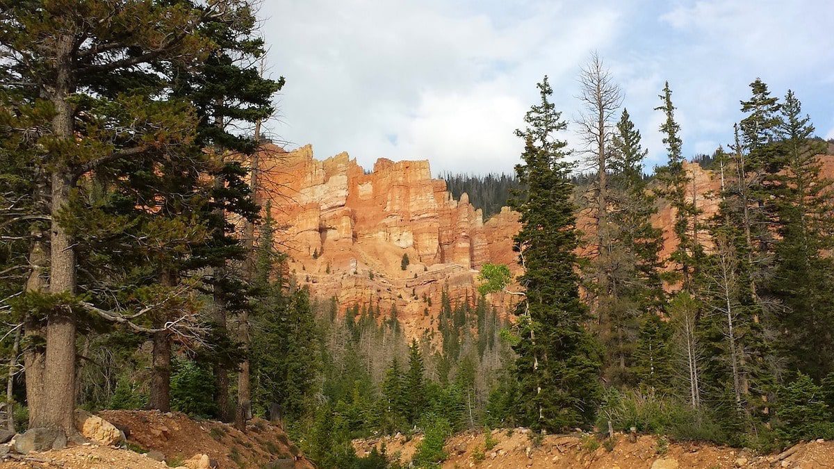 Stunning cliffs outside Cedar City, Utah