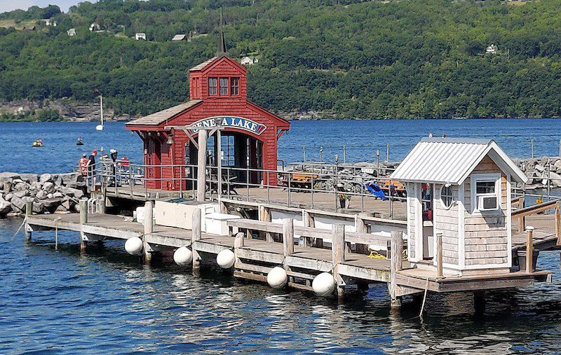 Seneca Lake near Finger Lakes USA