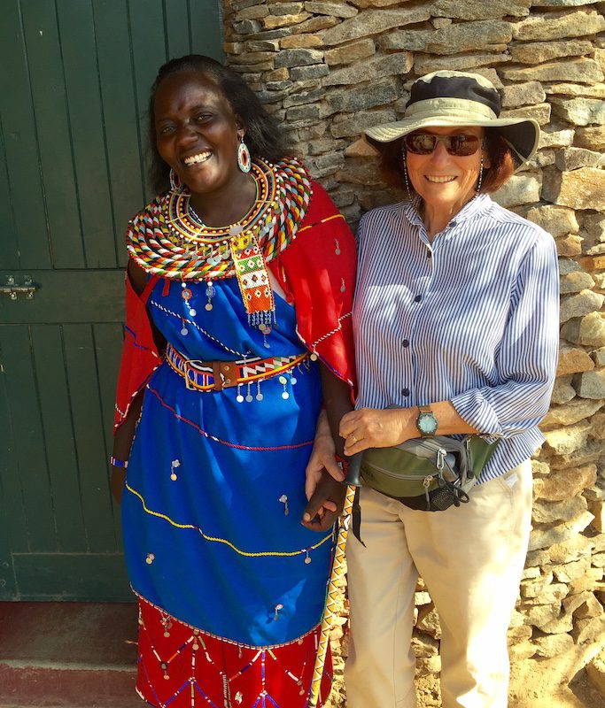 Shirley Strum and Rosemary Nenini the baboon trekker. Courtesy Shirley Strum
