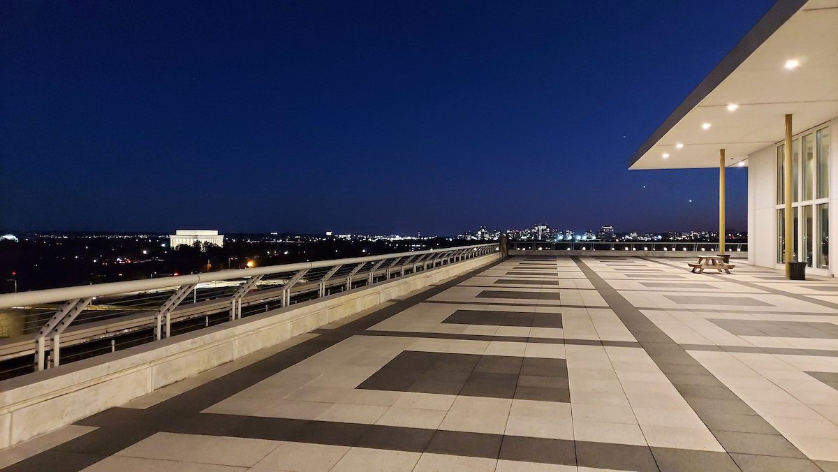 View from Kennedy Center for the Arts in Washington D.C.