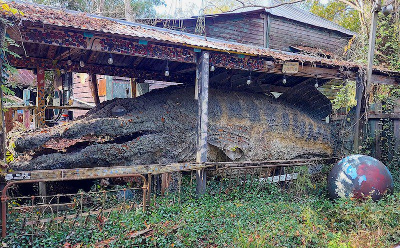 The Bassigator at Abita Springs Mystery House