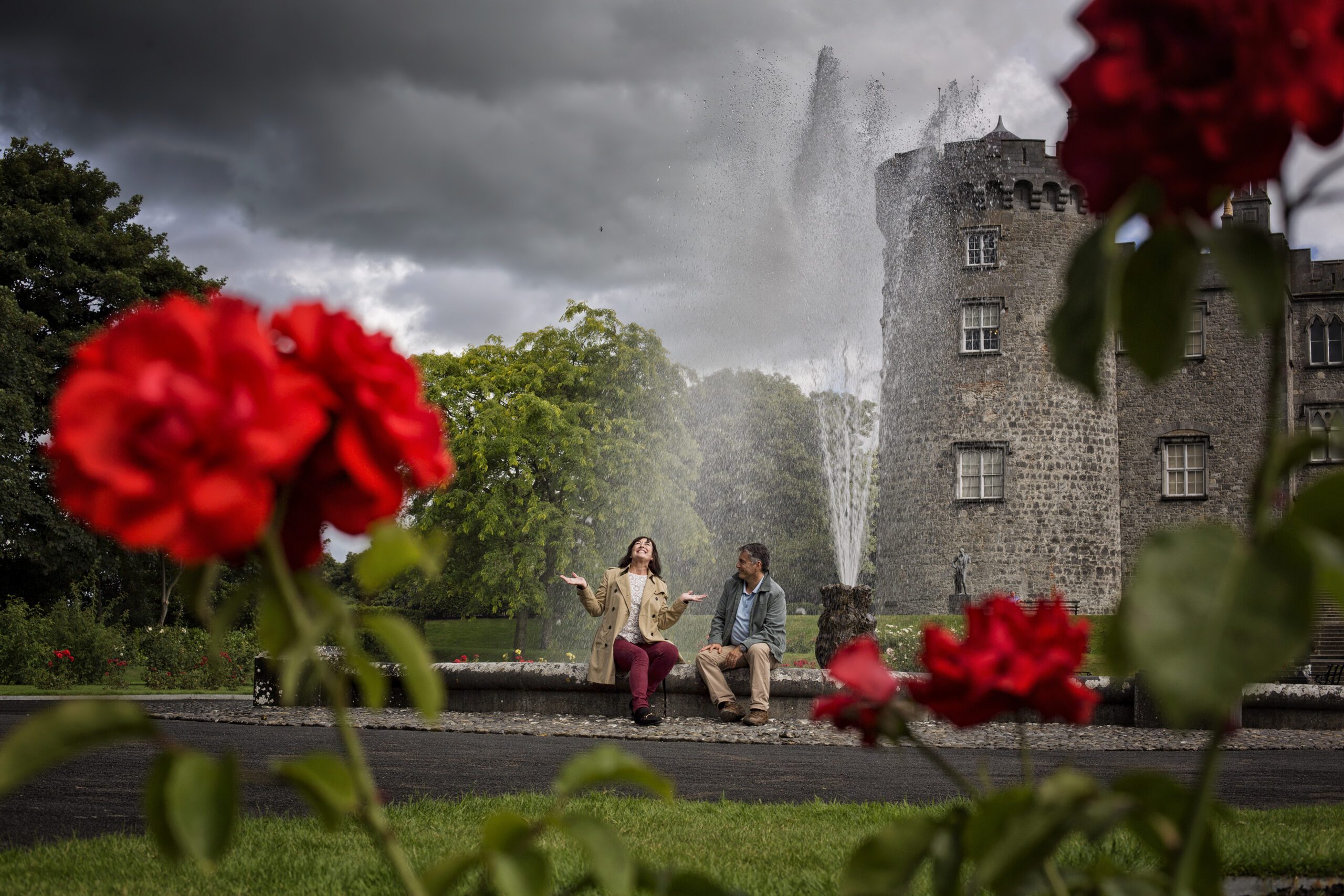 Sight seeing at Kilkenny Castle in the medieval city of Kilkenny