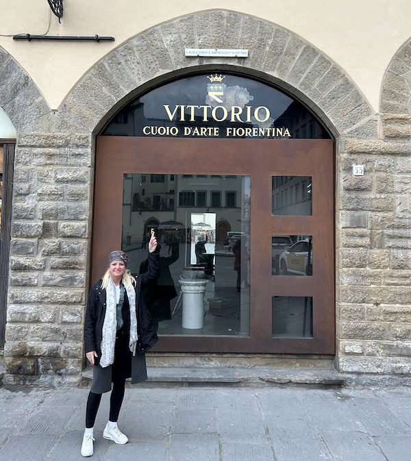 Flood line in Piazza di Santa Croce