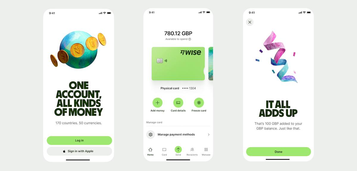 Use Wise prepaid travel credit cards when you travel to save money