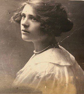 woman in a black and white photo joy fox mother 