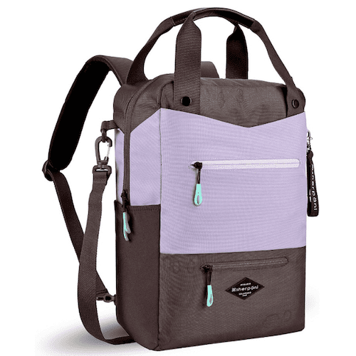 stylish pink backpack from sherpani for mother's day