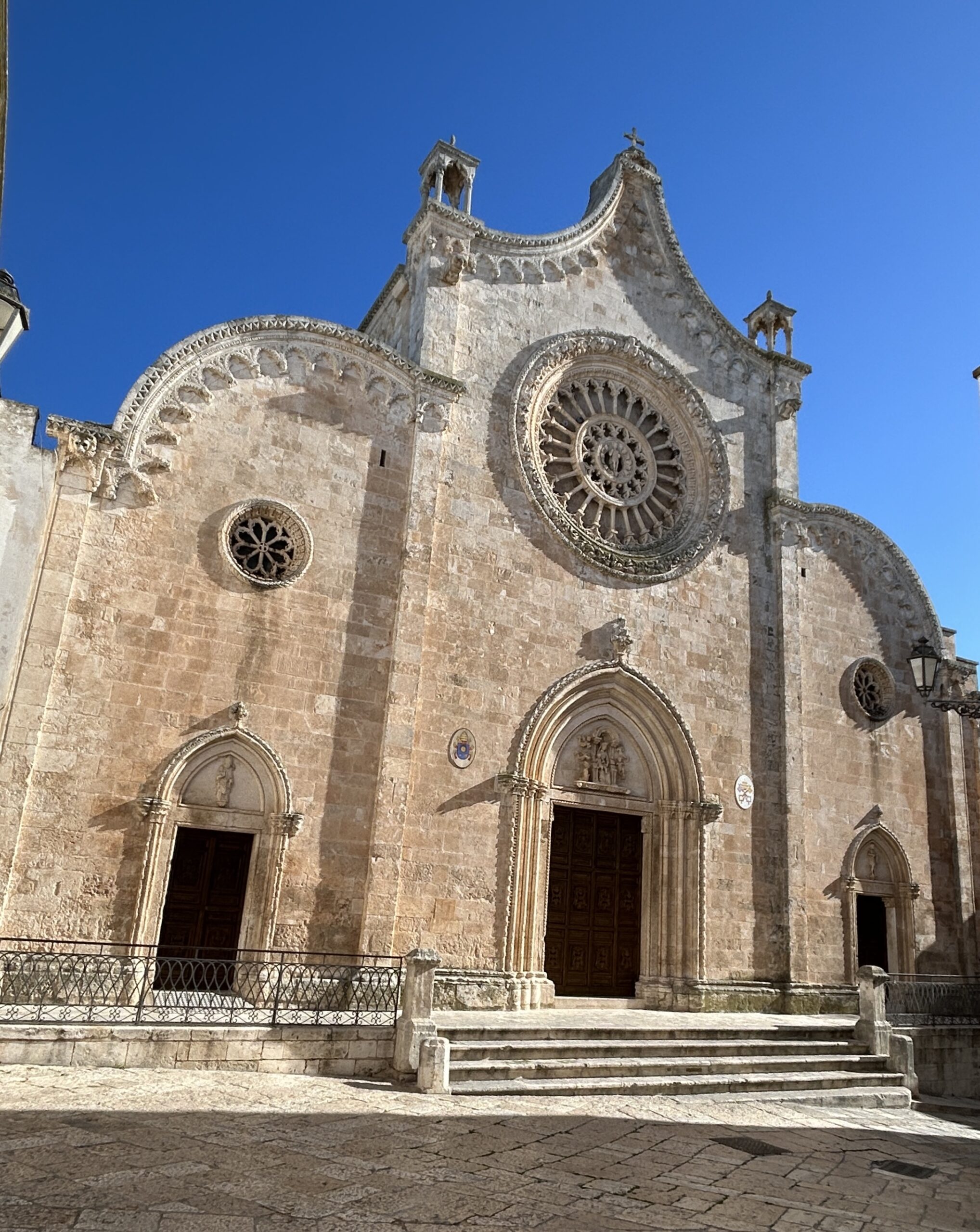 cathedral in Ostuni the white city puglia italy