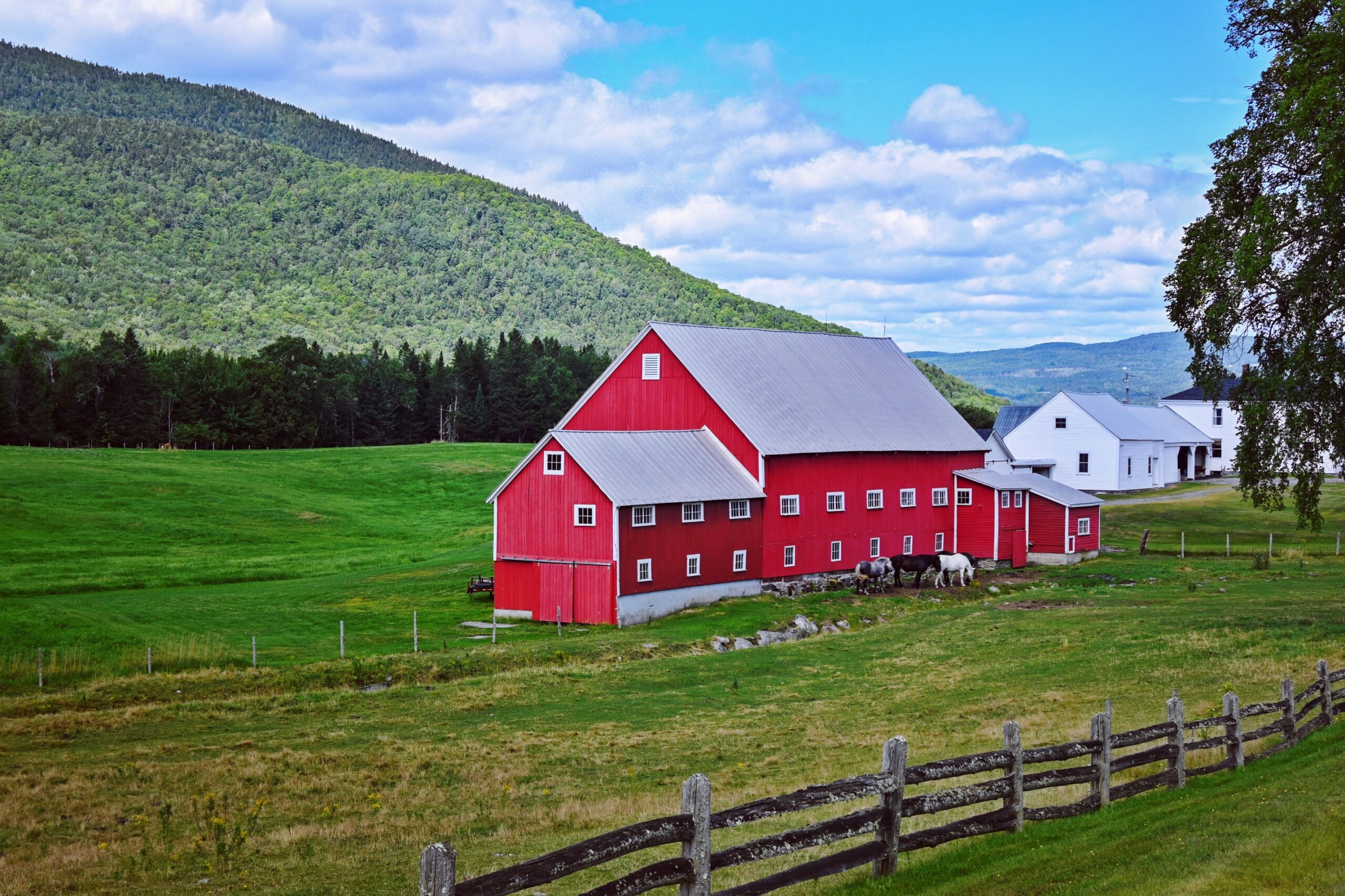 red farmhouse nova scotia canada