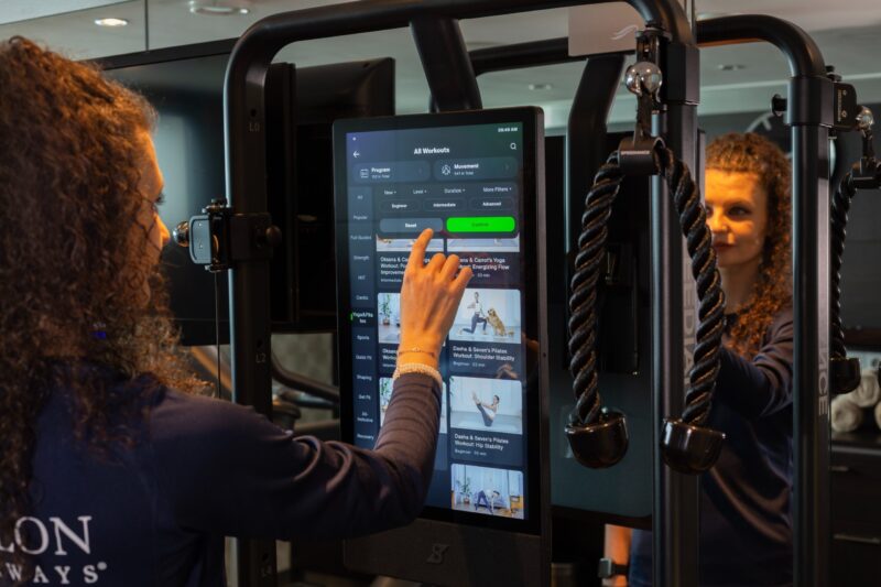 Fitness centre onboard Avalon's Artistry II